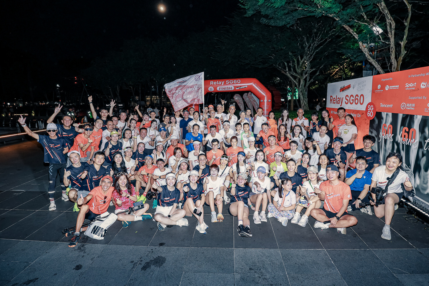 Relay SG60 participants — united in the spirit of SG60